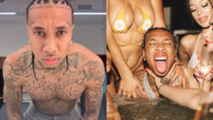 Rapper Tyga onlyfans video caiu na net vazou video porno de sexo amador caseiro