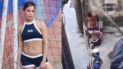 Anitta fazendo boquete na favela em cena para novo clipe vazou video porno de sexo amador caseiro