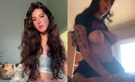 Gabi Saleh sentando e rebolando no pau em vídeo pornô vazado